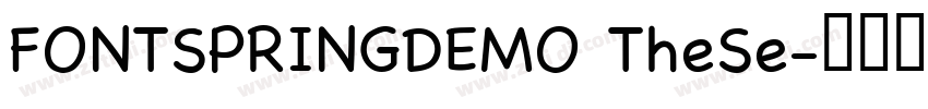 FONTSPRINGDEMO TheSe字体转换